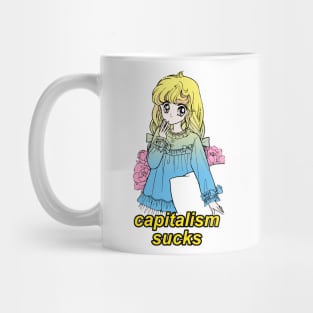 Capitalism Sucks / Kawaii Meme Design Mug